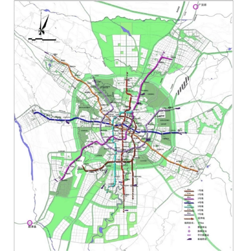 成都地铁规划图详解