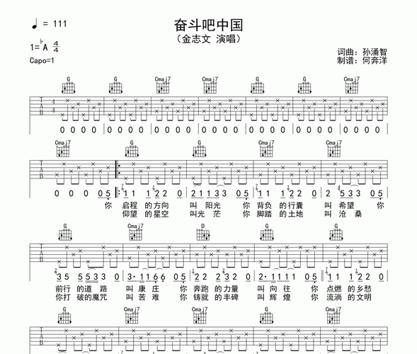 奋斗吧中国金志文