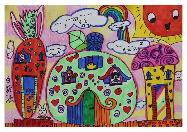 童心培训学校参加河北省绘画大赛获奖作品选——二等奖作品
