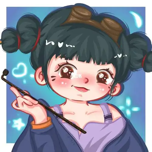 q版头像  #q版人物  #头像分享#关晓彤cos宝青坊主