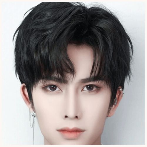 假发男短发韩版帅气男士三七分发型假发套自然日常男生网红全头套