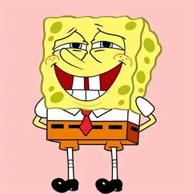 美好又很开心的海绵宝宝卡通头像