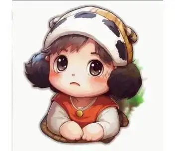 可爱头像.#卡通动漫 #q版人物 #可爱萌图 #熊猫 - 抖音