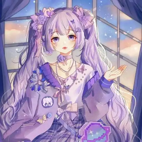 紫色系头像