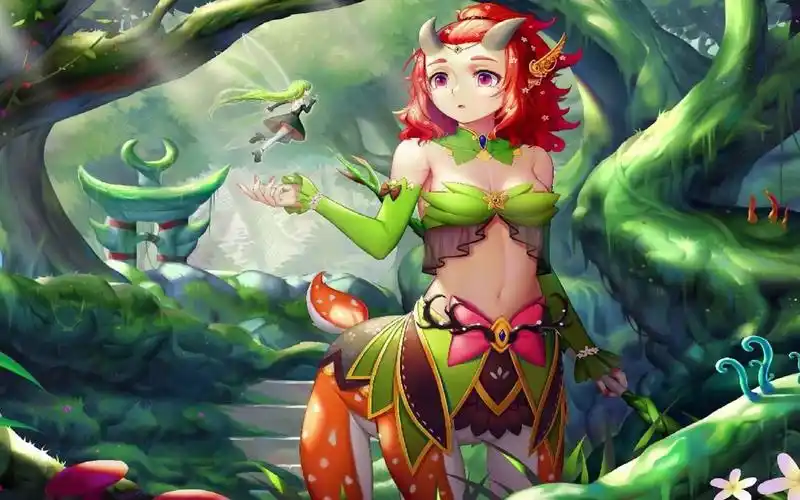 dota2小鹿(魅惑魔女)中文台词"磨矛霍霍向敌人""我跳 我跳 我再跳"