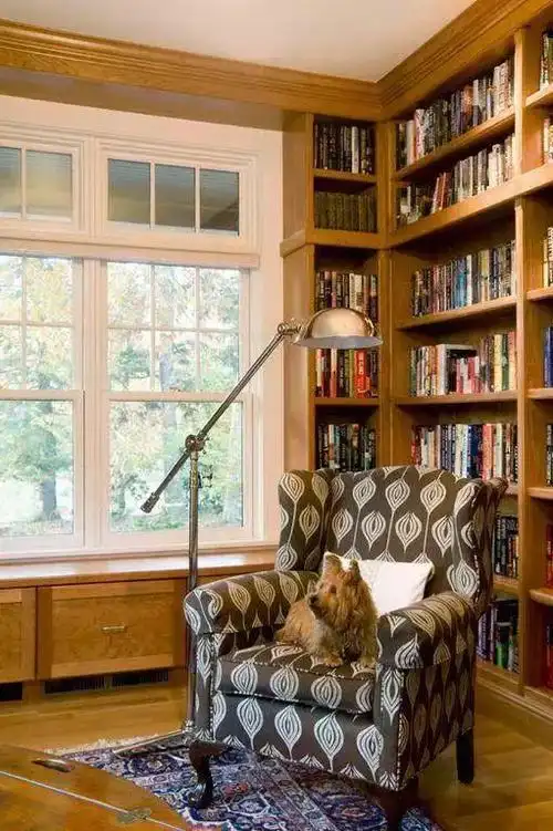 时尚女主人书房娱乐型书房女生书房女儿书房优雅休闲书房