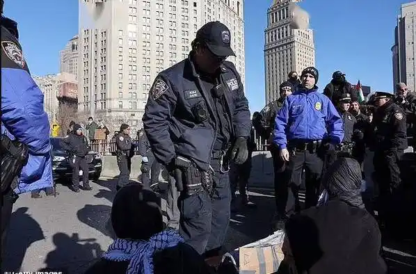 纽约成为"孤岛",警方逮捕数百人_大桥_布鲁克林_隧道