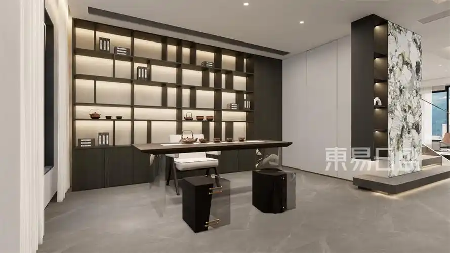 现代简约书房装修效果图-东易日盛装饰集团官网