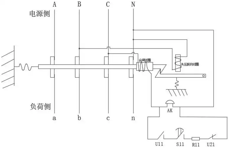 一种失压脱扣自动重合闸装置