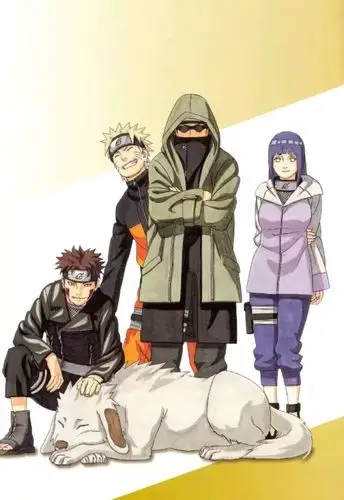 火影美图火影忍者第八班合影美图