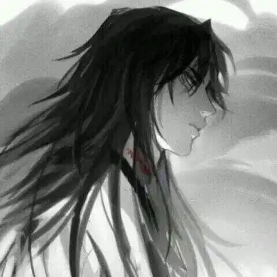 y-黑白古风男头_卡通动漫头像_我要个性网