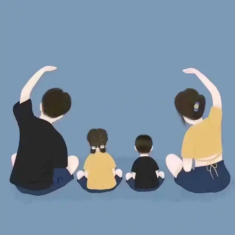 一家四口需要的加关注私聊发图片免费朋友圈背景图