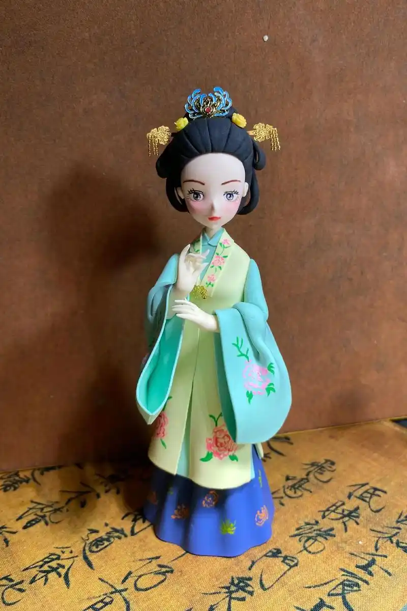 捏泥人 #超轻粘土 #手工  - 抖音