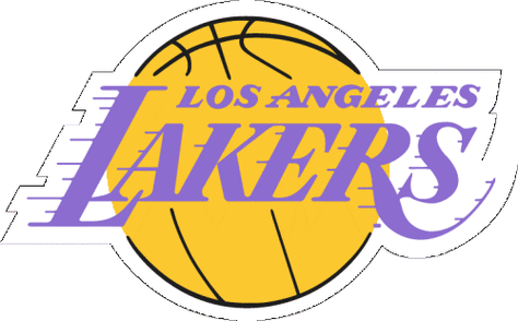 洛杉矶湖人队徽简笔画