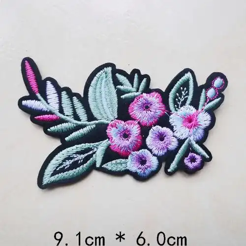 玫瑰贴花补洞装饰旗袍裤子牛仔玫瑰花图案衣服布贴