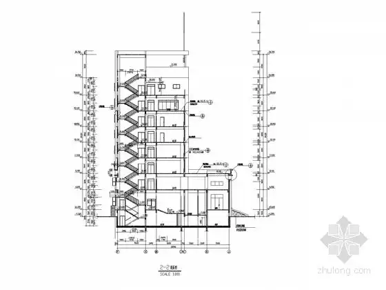 [广东]九层行政办公楼建筑施工图