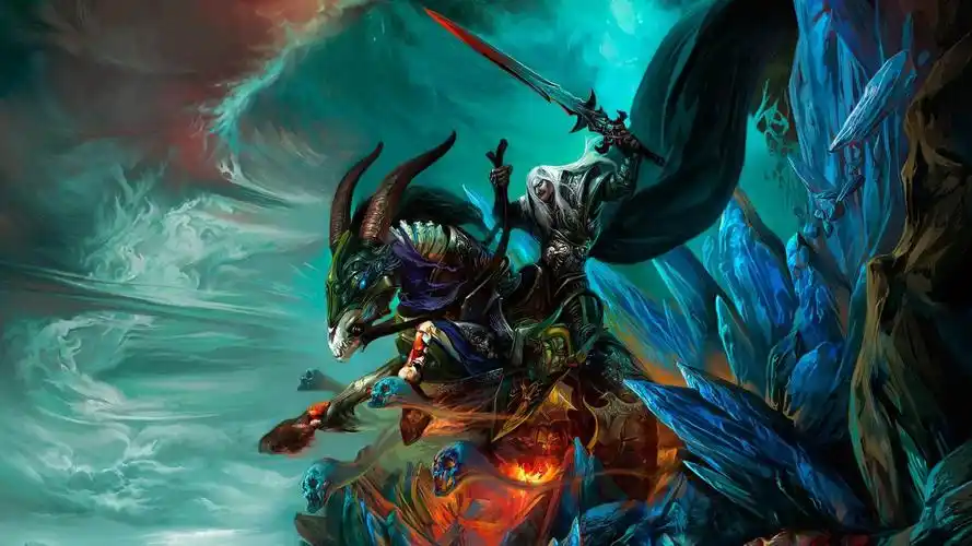 巫妖王愤怒角马艺术品剑霜壁纸,高清图片,壁纸-桌面城市