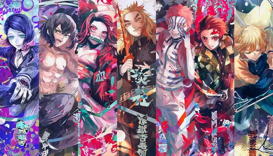 無限列車組插画图片壁纸