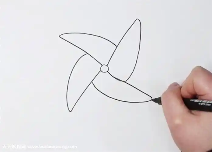 风车简笔画
