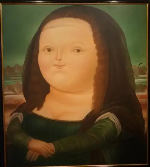 波特罗画笔下的蒙娜丽莎.