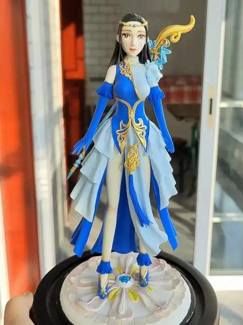 超轻粘土镇魔曲游戏人物手办手工制作正比