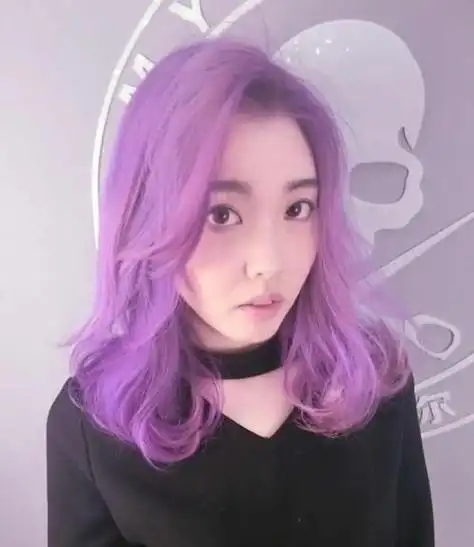 紫色头发,染紫色头发是什么意思?图3