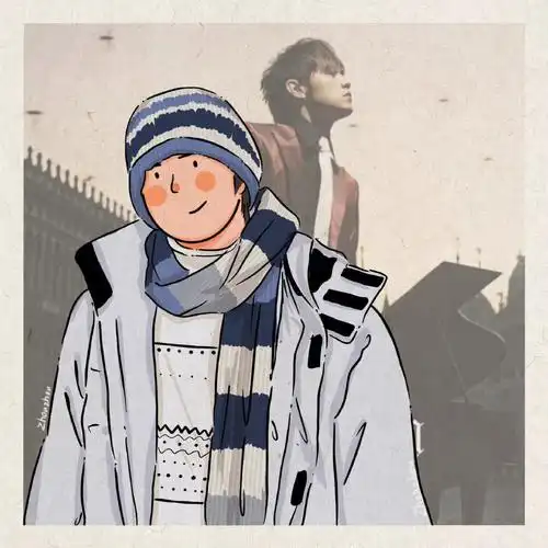 周杰伦漫画头像原创v博:@构图君#周杰伦