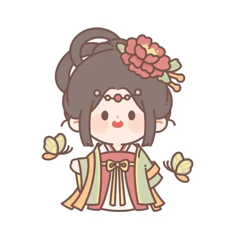 古风q版人物小合集 十二花神 ①梅花 ②杏花 ③桃花 ④牡丹