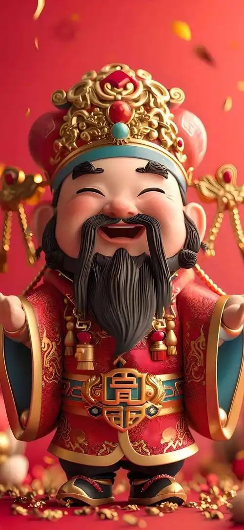 壁纸合集 | 你们要的财神爷壁纸!