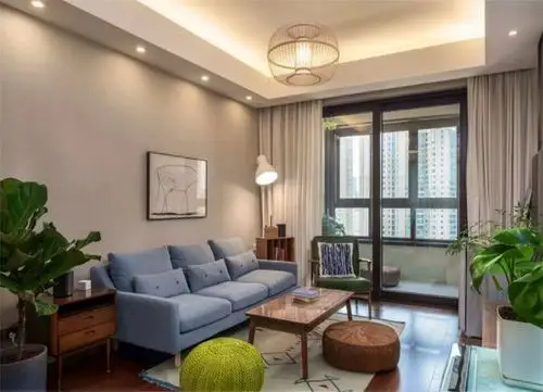 98平简约风二居室,温馨的原木质感,打造舒适 - 家居装修知识网