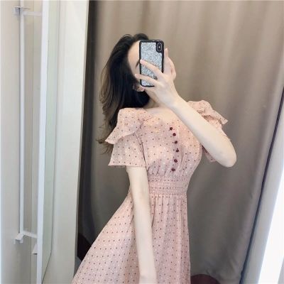 2020春款女装连衣裙气质女神范衣服收腰显瘦气质裙子仙女超仙森系