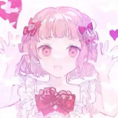 粉色头像少女心二次元2020最新动漫粉系少女头像可爱