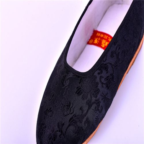 三寸金莲裹脚小脚老太太鞋纯牛皮手工老北京尖头布鞋