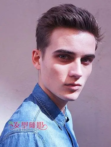 发型脸型 方脸 >> 梳方脸发型看欧美风 适合方脸男士的短发发型(4)