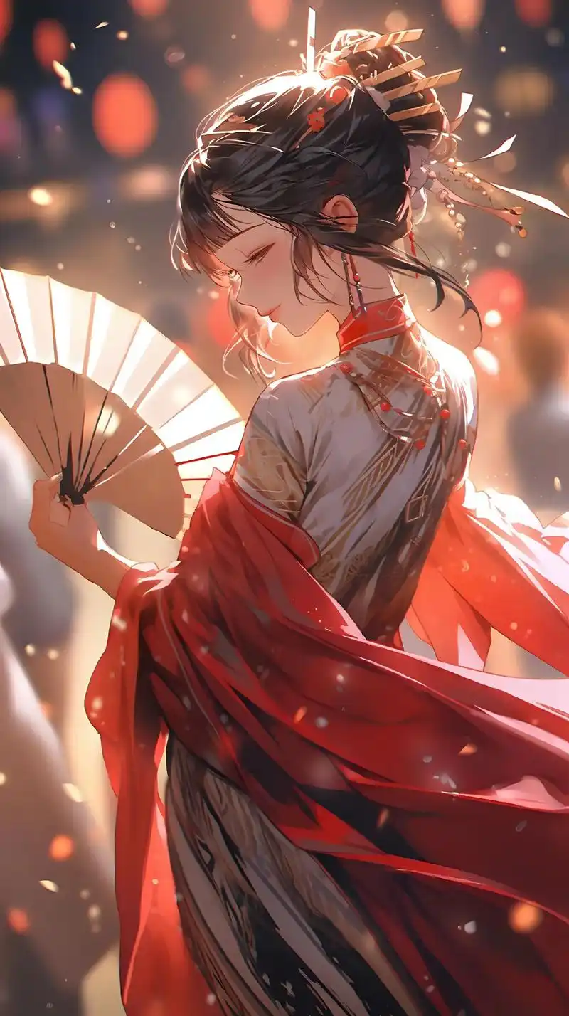 古风 #国风 #手机墙纸 #古装仙女插画图集 #二次元少女 - 抖音