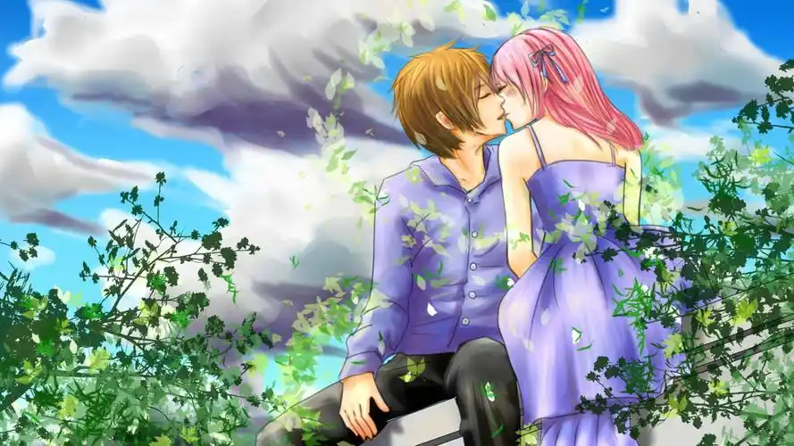 此情不渝的爱情桌面壁纸--简笔画大全