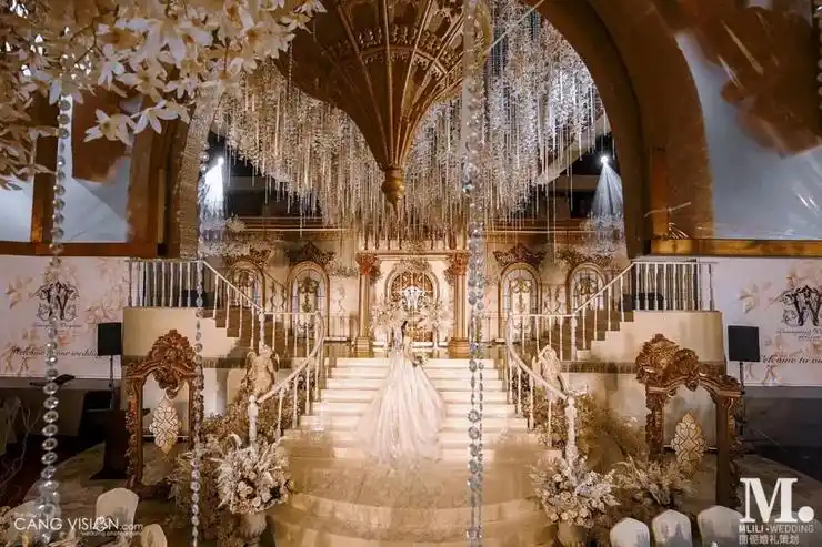 mlili婚礼策划复古又华丽的欧式宫廷风婚礼