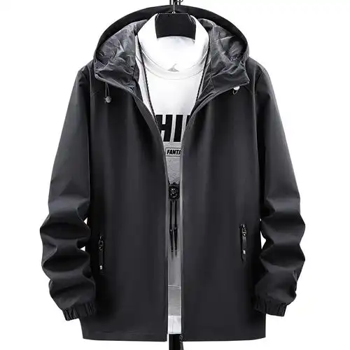 罗蒙男士夹克衫时尚尚春秋季新款简约休闲百搭夹克