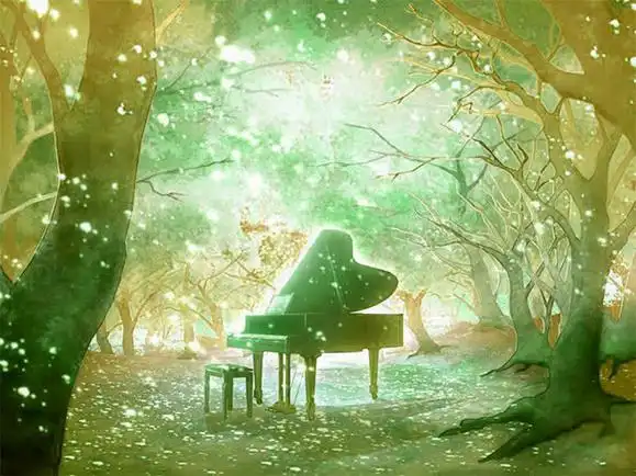 唯美浪漫钢琴婚礼现场效果图