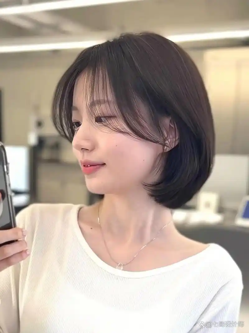 2024夏季女生齐脖短发,时尚达人必备
