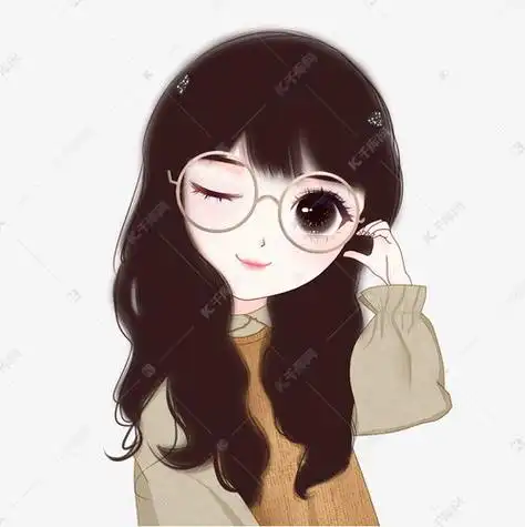 戴眼镜女孩卡通头像 - 搜狗图片搜索