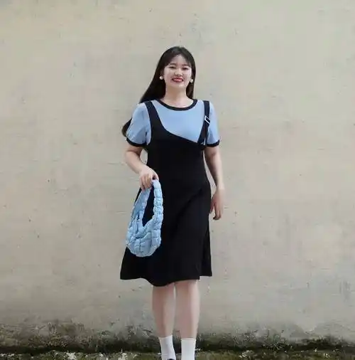 又胖又矮的你,也能高级_黑色_胖人_一身