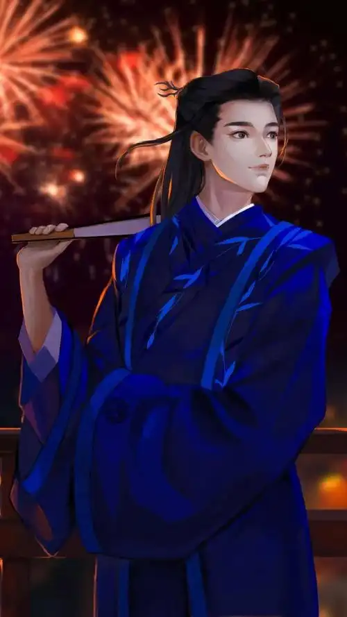 山河令手绘壁纸执子之手坐看云舒