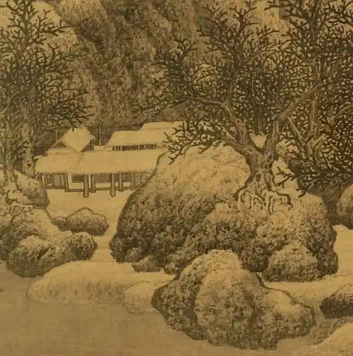 冬日赏这幅最美雪景寒林图