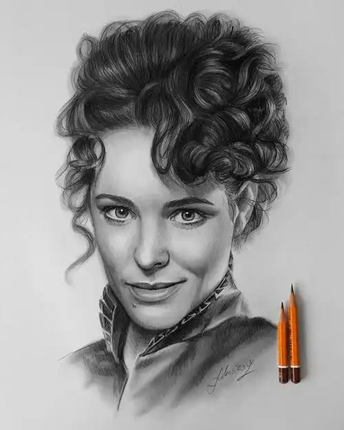 rzysztoflukasiewicz100张名人肖像铅笔画3