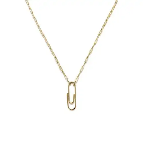 miansai paperclip 14kt 镀金项链2022新款春夏男士奢侈品