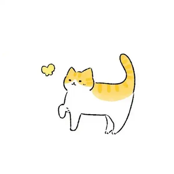 手绘可爱卡通猫咪头像_微信头像_我要个性网