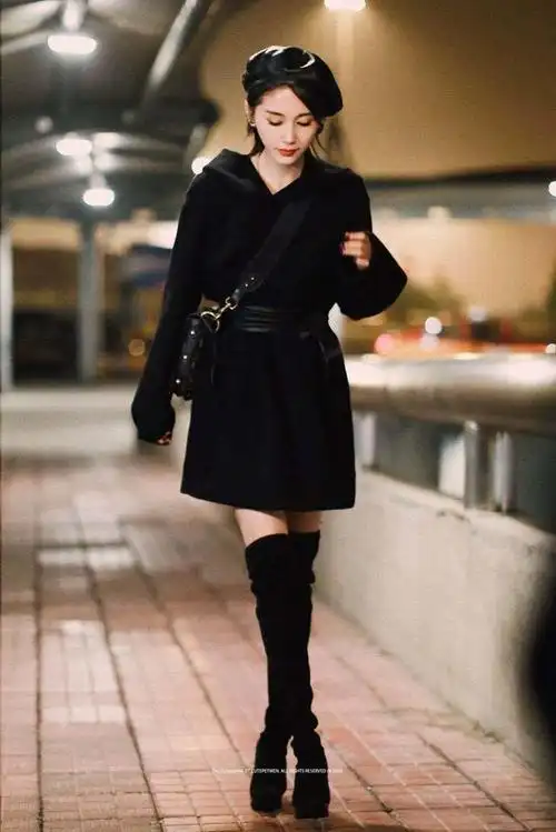 王子文真是行走的穿搭教科书小个子也有强大气场不愧是曲妖精