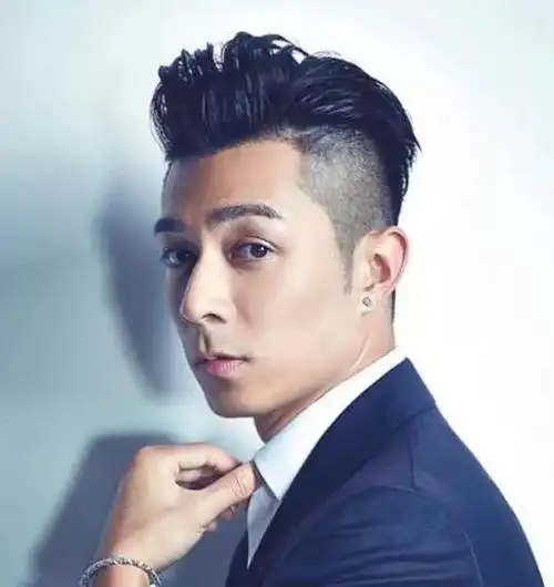 no16周柏豪37分男生背头发型视频