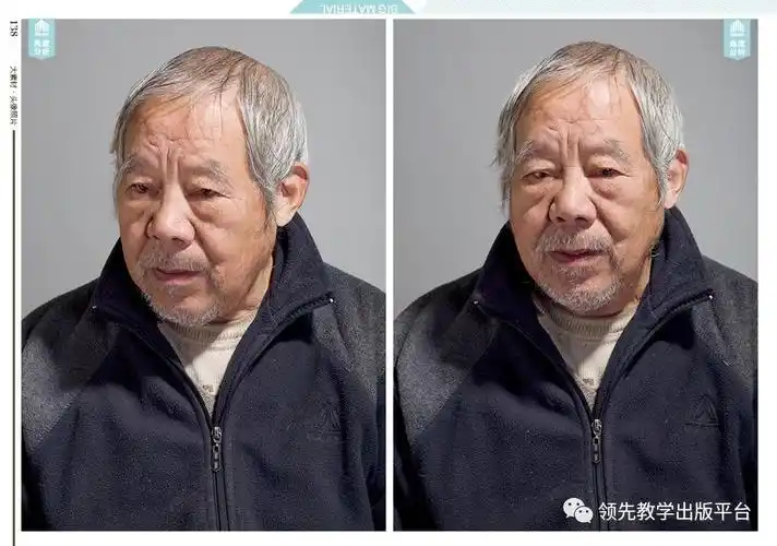 同一个人将体块对照最直观的 全新的五官解决体块认识问题照片对应块